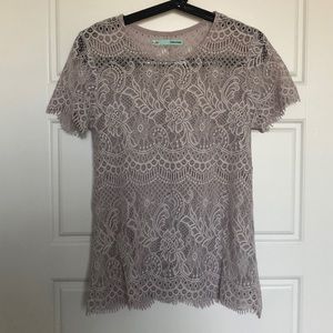 Maurice’s S lavender lace top